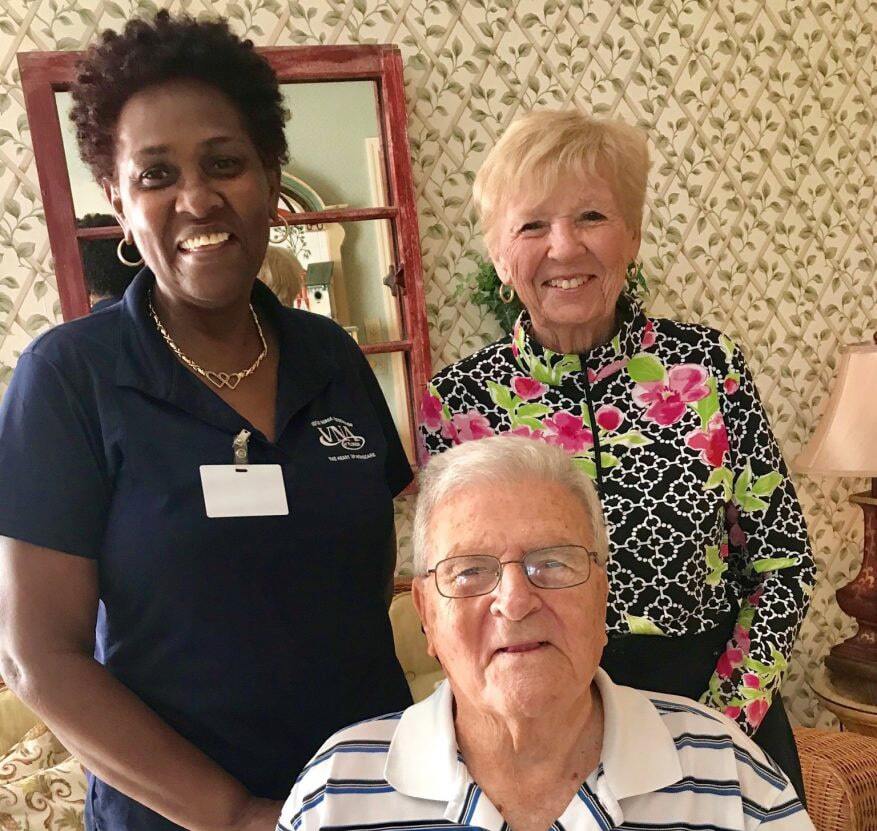 VNA Caregiver Spotlight: CNA Pat and Client Vincent